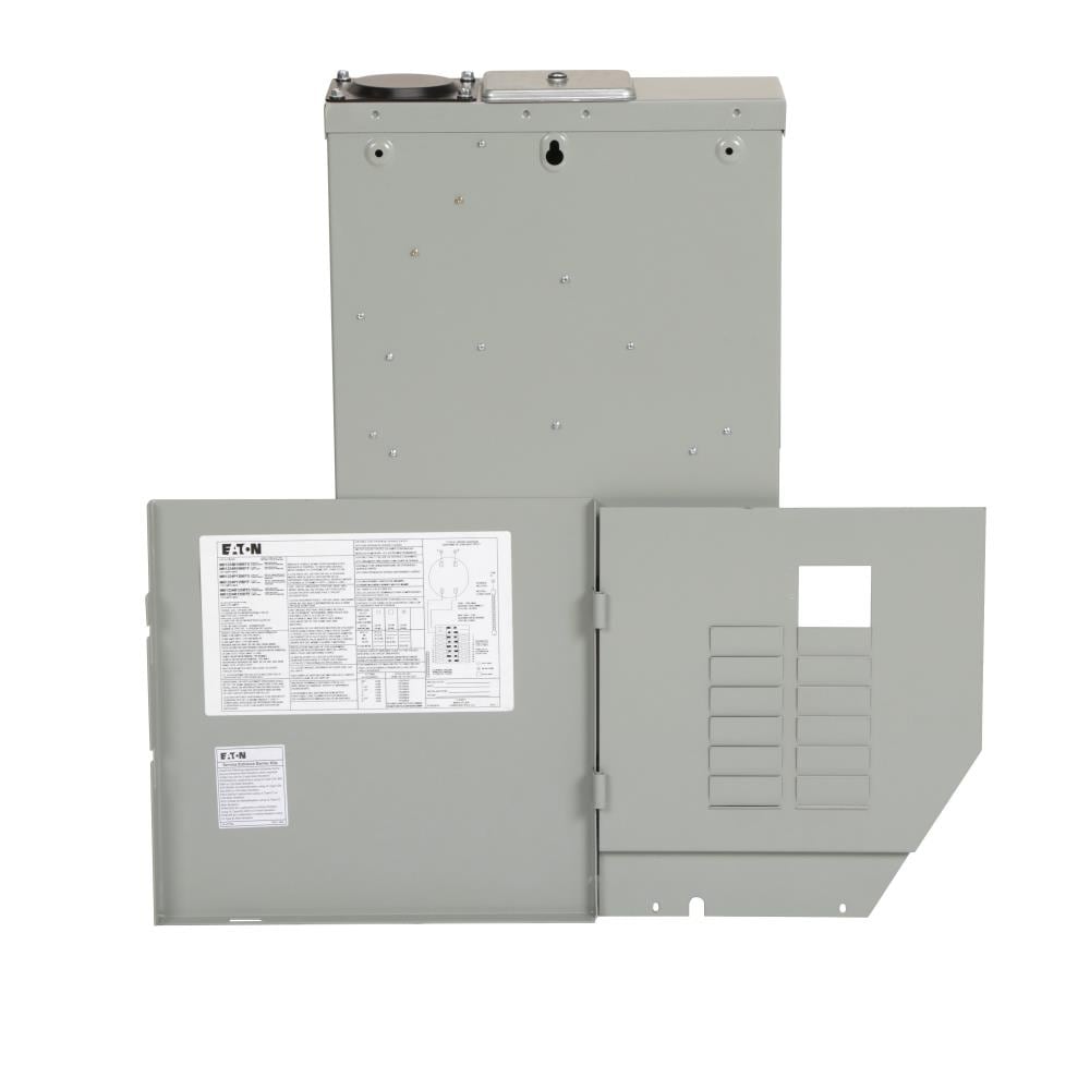 Eaton Type BR 100-Amp 12-space load center - side view