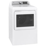 GE 7.4-cu ft Reversible Side Swing Door Steam Cycle Gas Dryer (Diamond Gray) ENERGY STAR - Super Arbor