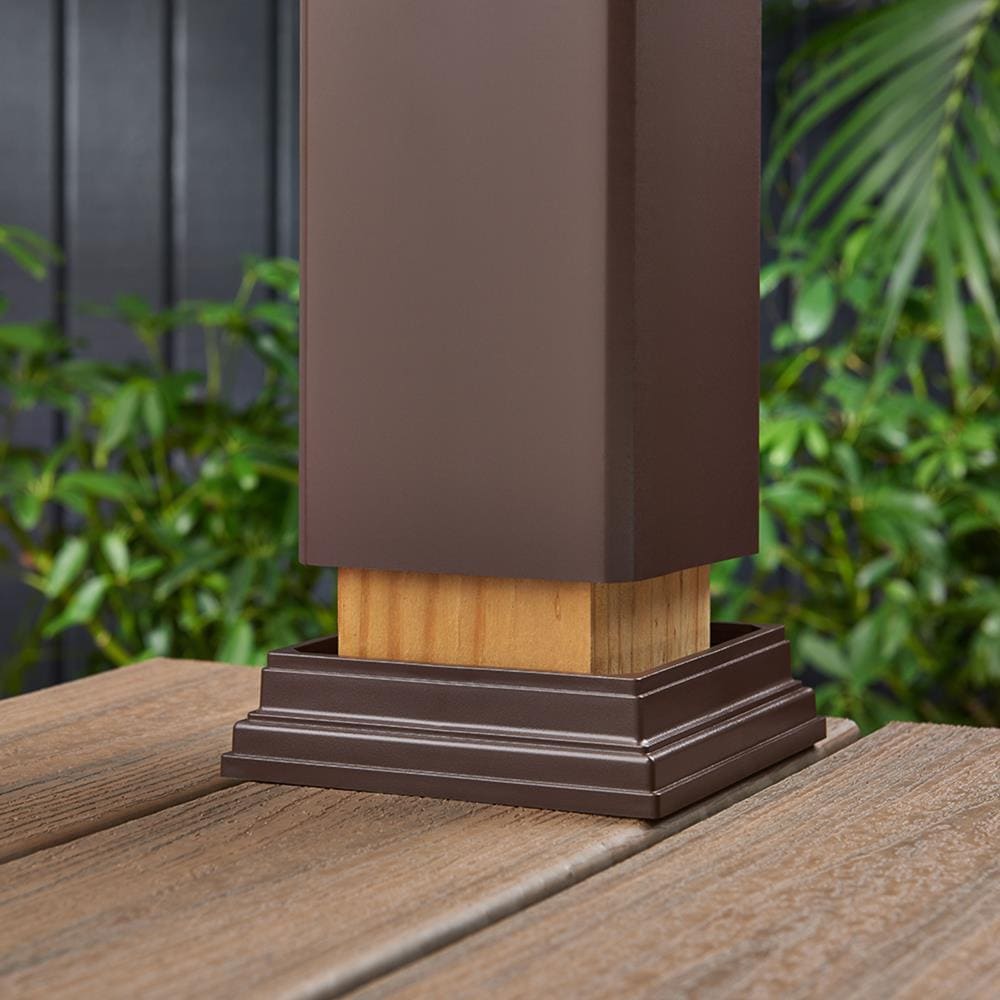 Trex 4-in x 4-in Vintage Lantern Composite Deck Post Base Trim