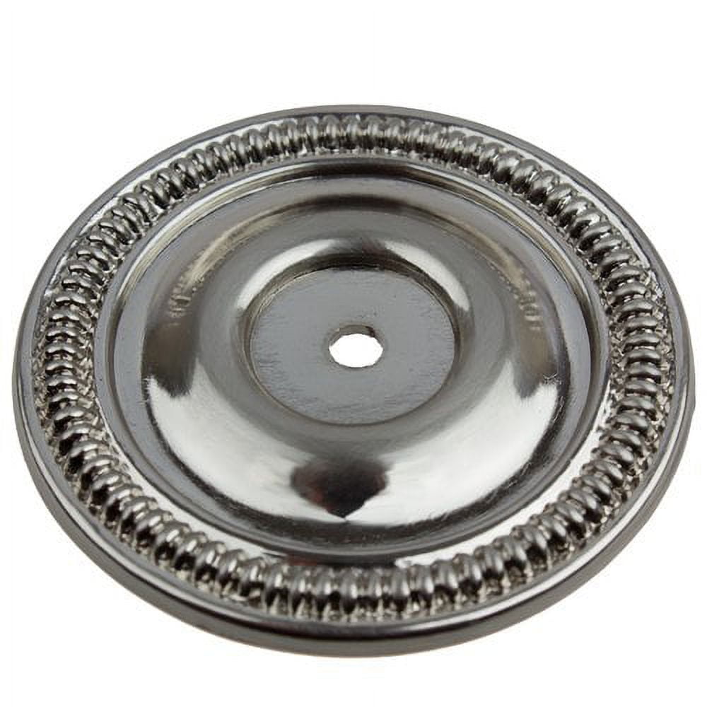 GlideRite Round Cabinet Backplate, Oil Rubbed Bronze, 2-1/2 in Dia, Set of 10