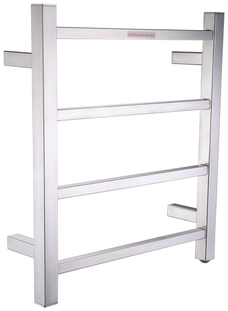 ANZZI Polished Chrome Plug-In Wall Mount Towel Warmer, 17.71-in W x 19.69-in H