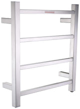 ANZZI Polished Chrome Plug-In Wall Mount Towel Warmer, 17.71-in W x 19.69-in H
