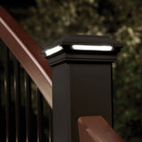 Trex 4-in x 4-in Charcoal Black Wired LED Outdoor Post Cap Light
