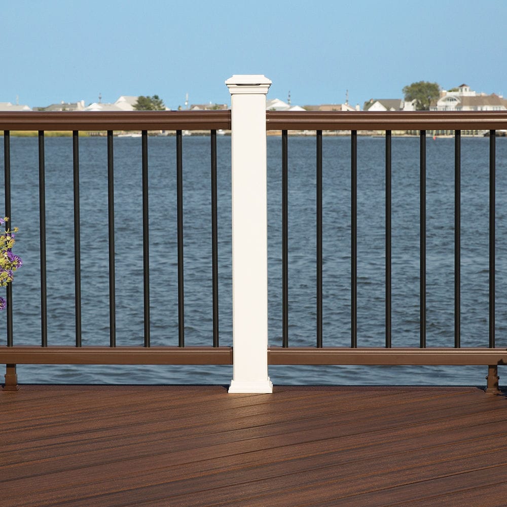 Trex 4.45-in x 4.45-in x 9-ft Composite Deck Post Sleeve