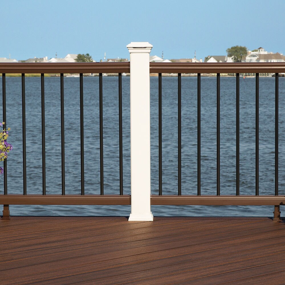 Trex 4.5-in x 5.5-in x 3-1/4-ft Classic White Composite Deck Post Sleeve
