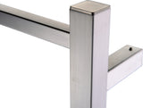 ANZZI Brushed Nickel Plug-In Wall-Mount Towel Warmer, 36.25 x 23.6 x 4.3 in