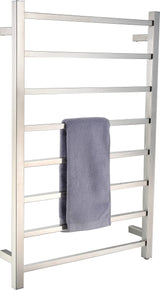 ANZZI Brushed Nickel Plug-In Wall-Mount Towel Warmer, 36.25 x 23.6 x 4.3 in
