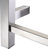 ANZZI Brushed Nickel Plug-In Wall-Mount Towel Warmer, 36.25 x 23.6 x 4.3 in