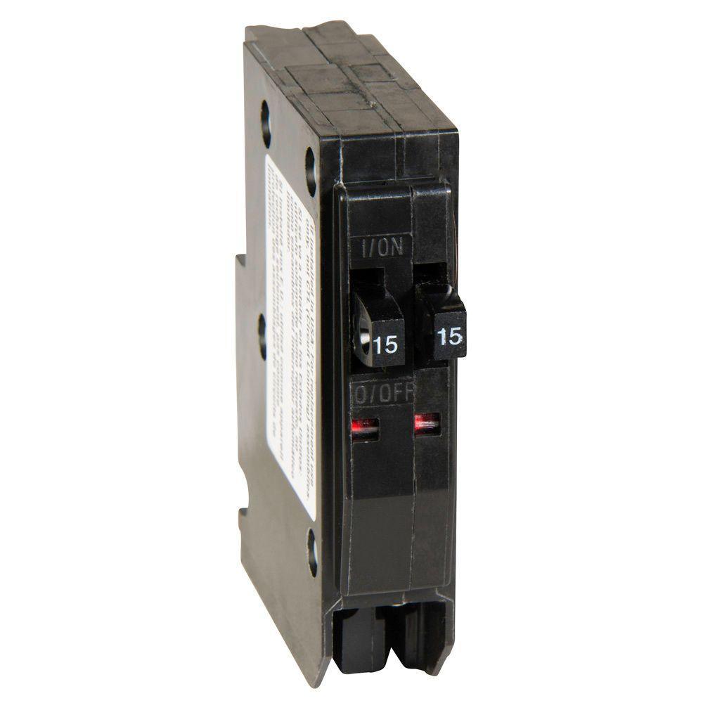 QO 2-15 Amp Single-Pole Tandem Circuit Breaker