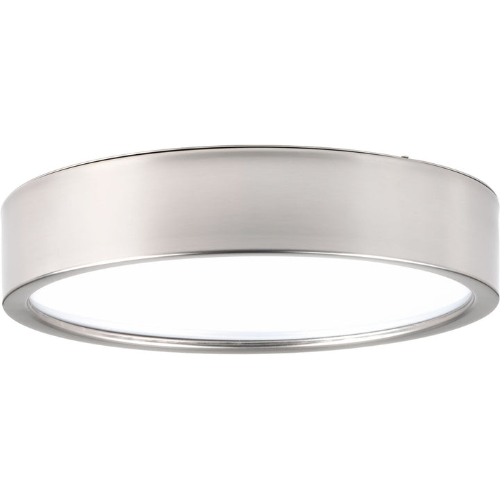 Progress Lighting Portal 13-in Brushed Nickel Modern/Contemporary LED Flush Mount Light, 3000K, 2197 Lumens