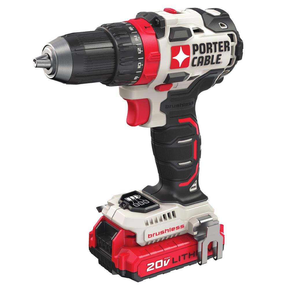 PORTER-CABLE 2-Tool 20-Volt Max Brushless Power Tool Combo Kit (Charger Included and 2 Batteries Included)