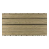 NewTechWood 24-in x 12-in 10-Pack Roman Antique Prefinished Composite Deck Tile (20-sq ft)