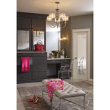 Progress Lighting Marche 5-Light Polished Nickel Traditional Chandelier
