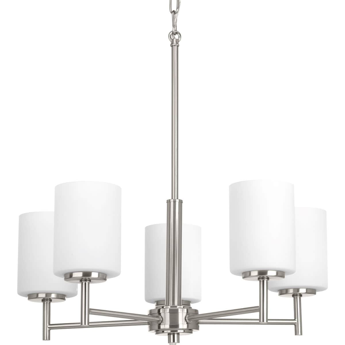 Progress Lighting Replay 5-Light Brushed Nickel Modern/Contemporary Chandelier