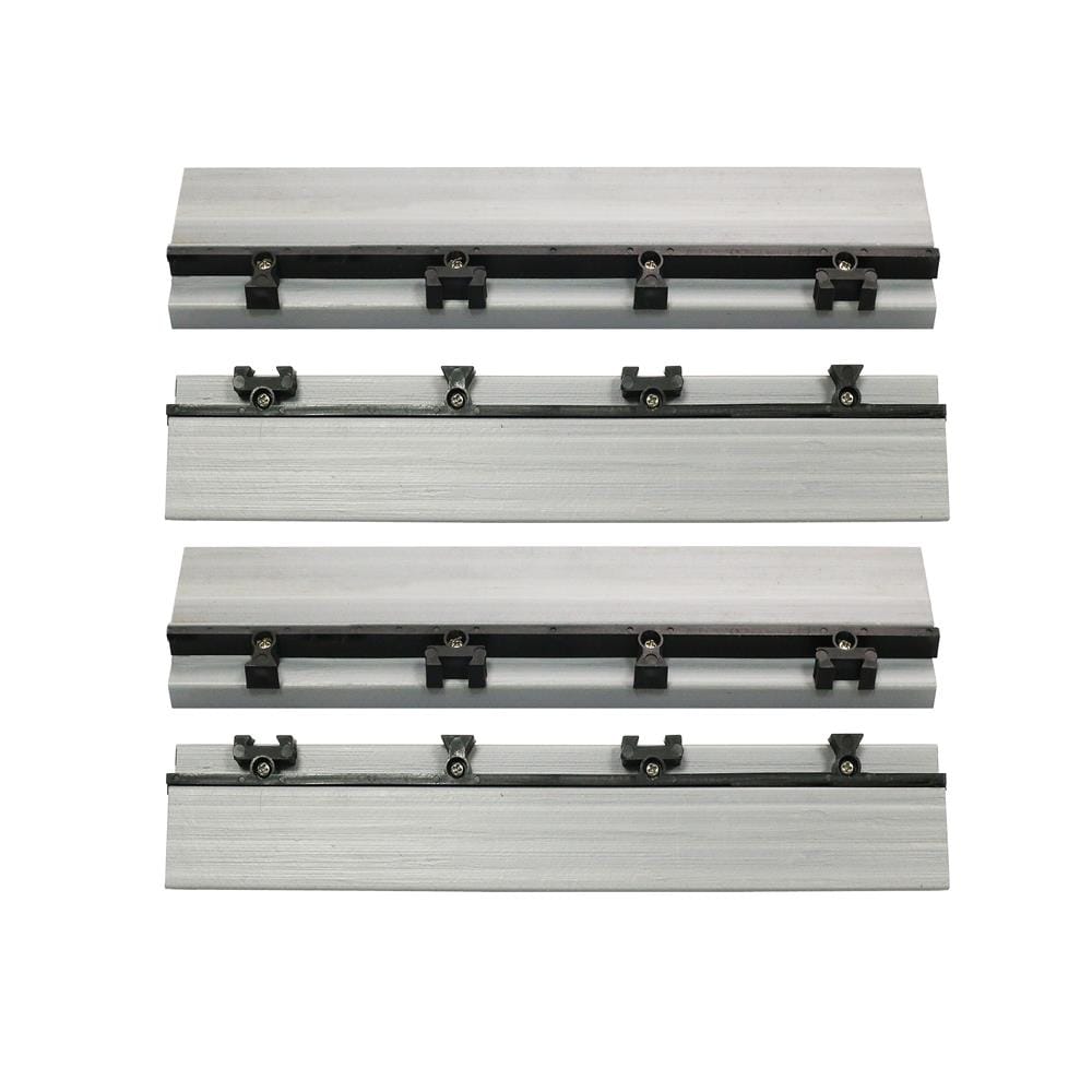 NewTechWood 2-in x 12-in 4-Pack Icelandic So-mK e White Prefinished Composite Deck Tile (1-sq ft)