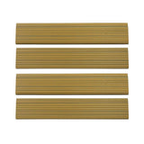 NewTechWood 2-in x 12-in 4-Pack English Oak Prefinished Composite Deck Tile (1-sq ft)