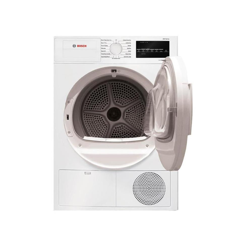Bosch 300 Series 4-cu ft Stackable Ventless Electric Dryer, White, WTG86400UC