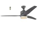 Harbor Breeze Fairwind 60-in Galvanized LED Indoor/Outdoor Ceiling Fan with Remote (3-Blade)