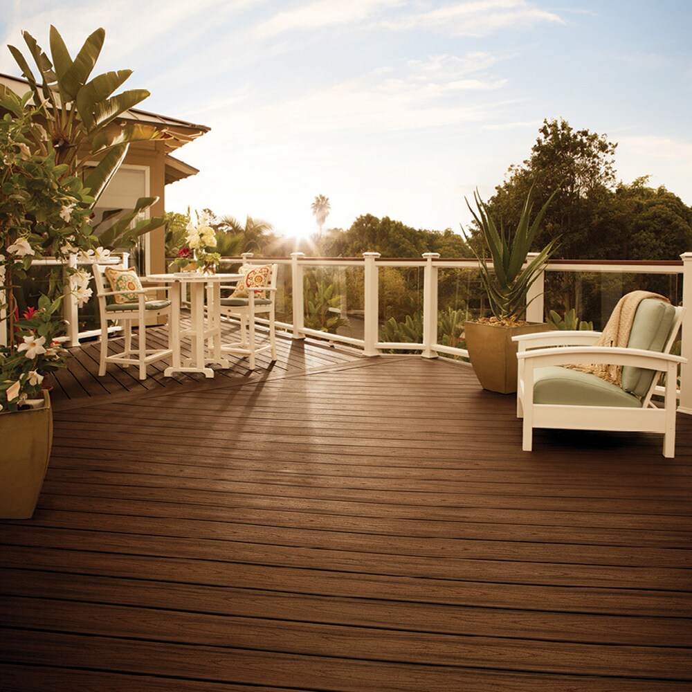 Trex Transcend 2-in x 6-in Lava Rock Square Composite Deck Board