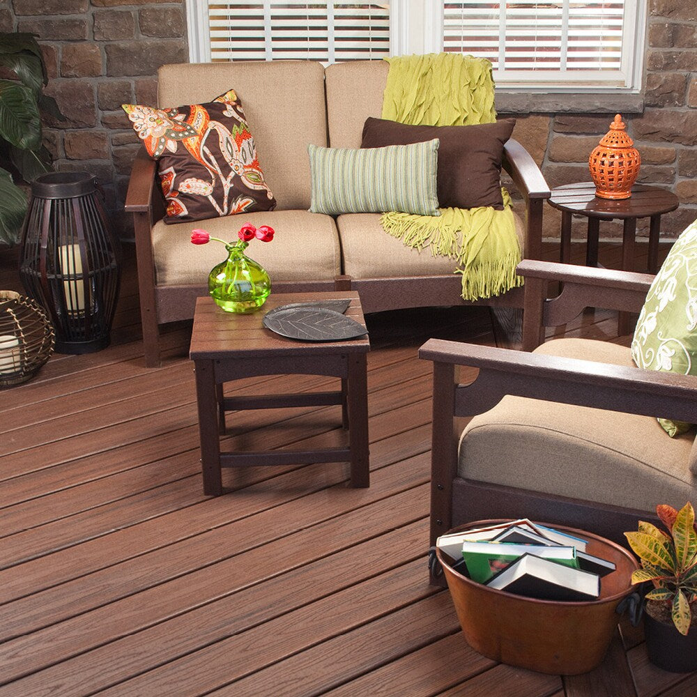 Trex Transcend 2-in x 6-in Lava Rock Square Composite Deck Board