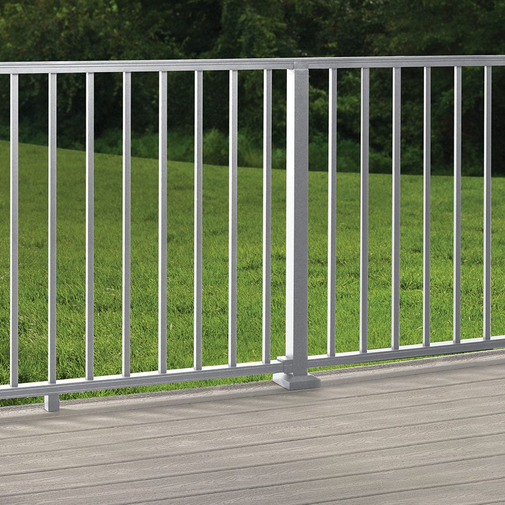 Trex Signature 8-ft x 42-in Classic White Aluminum Deck Rail Kit