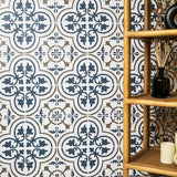 Encaustic Zenzibar 8 in. x 8 in. Matte Porcelain Floor and Wall Tile (5.16 sq. ft./Case)