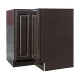 Newport Ready to Assemble 36x34.5x24 in. Lazy Susan Base Cabinet in Dark Espresso
