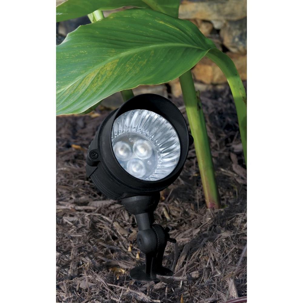 Progress Lighting 180-Lumen 3-Watt Black Low Voltage Plug-in LED Spot Light