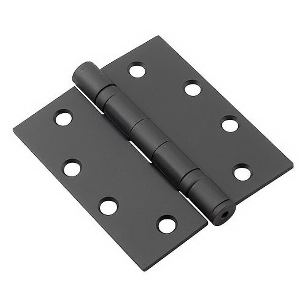 Full Mortise Inset Black Hinge (3-Pack) - Super Arbor