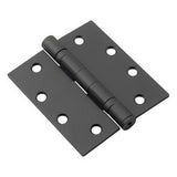 Full Mortise Inset Black Hinge (3-Pack) - Super Arbor