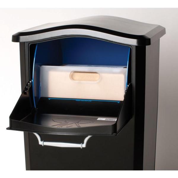 Elephantrunk Black Locking Extra-Large Mailbox Parcel Drop - Super Arbor
