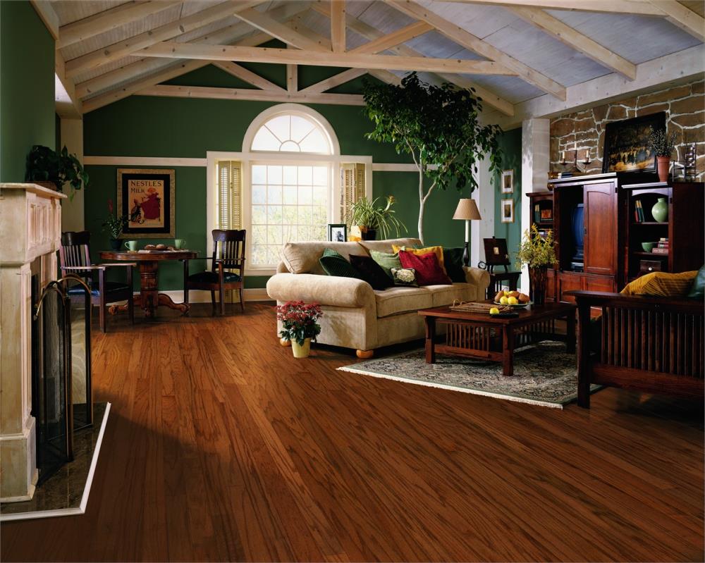 Bruce (Sample) Gunstock Oak Engineered Smooth/Traditional Hardwood Flooring