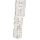 Safavieh Percy White Distress Bar Stool, 29.5-in Bar Height, Rattan