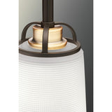 Progress Lighting West Village 5-Light Antique Bronze Transitional Chandelier