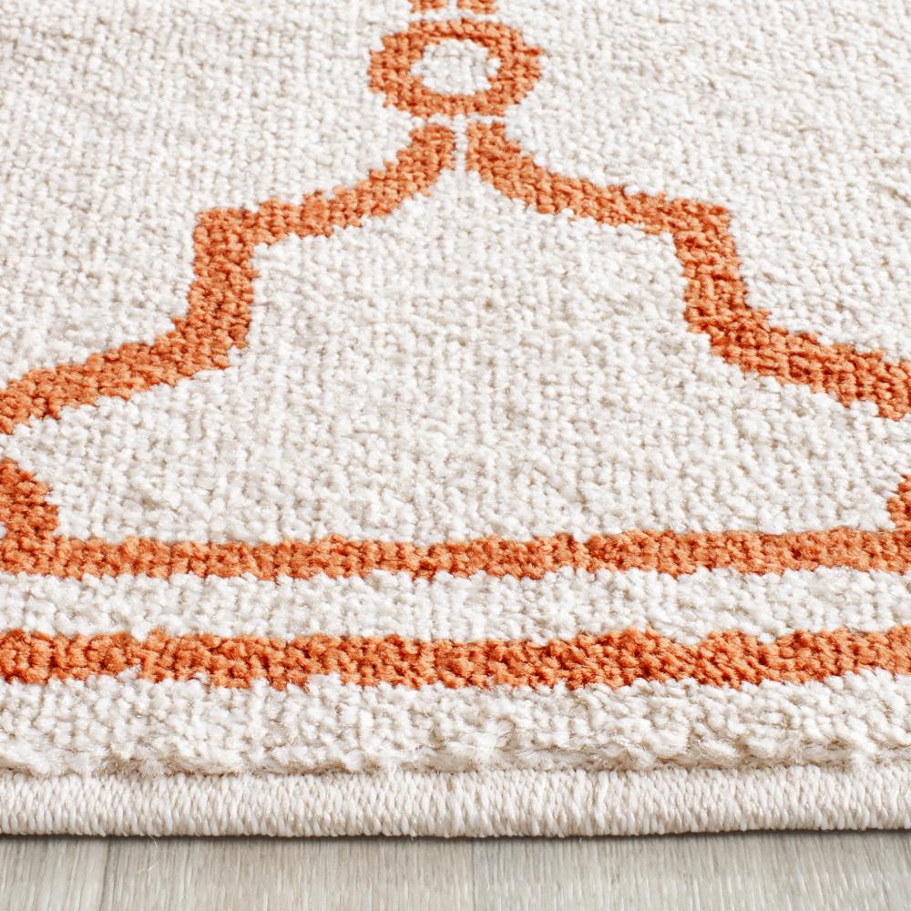 Safavieh Marion 3 x 4 Beige/Orange Indoor/Outdoor Trellis Throw Rug