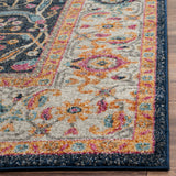 Safavieh Madison Toila 5 x 8 Navy/Creme Indoor Floral/Botanical Oriental Area Rug