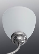 Progress Lighting Heart 9-Light Brushed Nickel Transitional Chandelier