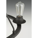 Progress Lighting Debut 9-Light Gray Farmhouse Chandelier