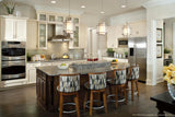 Progress Lighting Bay Court 1-Light Brushed Nickel Textured Glass Drum Pendant, 11.75-in x 18.25-in