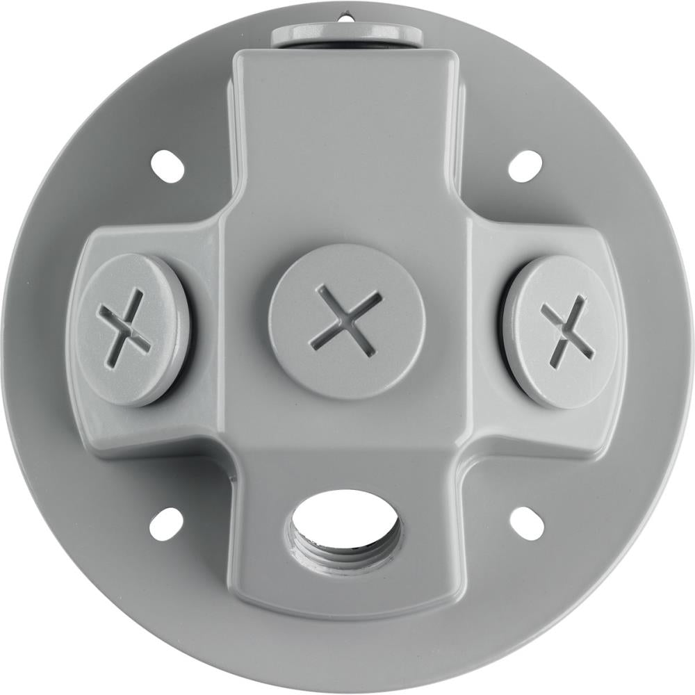 Progress Lighting Security Light Back Plate, Metallic Gray, P6343-82