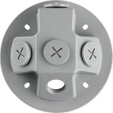 Progress Lighting Security Light Back Plate, Metallic Gray, P6343-82