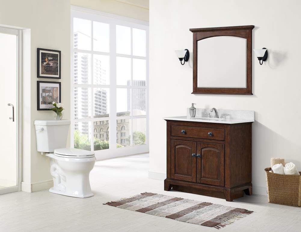 New Lower Price; Jacuzzi Lyndsay White WaterSense Elongated Chair Height 2-Piece Toilet, 12-in Rough-In, 1.28 GPF
