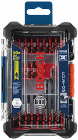 Bosch Custom Case 20-Piece 1/4-in Impact Driver Bit Set
