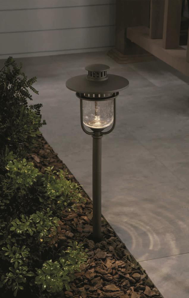 Portfolio 2-Watt Bronze Low Voltage Hardwired Integrated LED Path Light