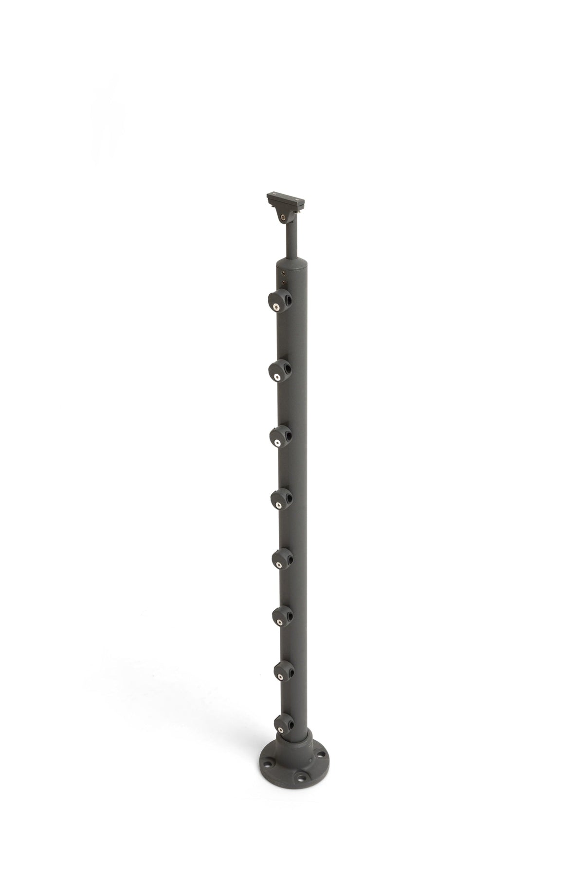 DOLLE 4-1/4-in x 36-in Anthracite Aluminum Round Deck Baluster
