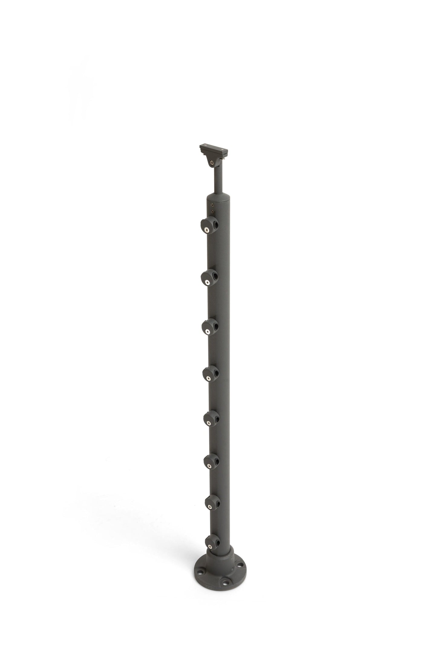DOLLE 4-1/4-in x 36-in Anthracite Aluminum Round Deck Baluster