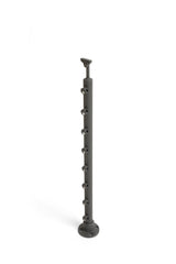 DOLLE 4-1/4-in x 36-in Anthracite Aluminum Round Deck Baluster