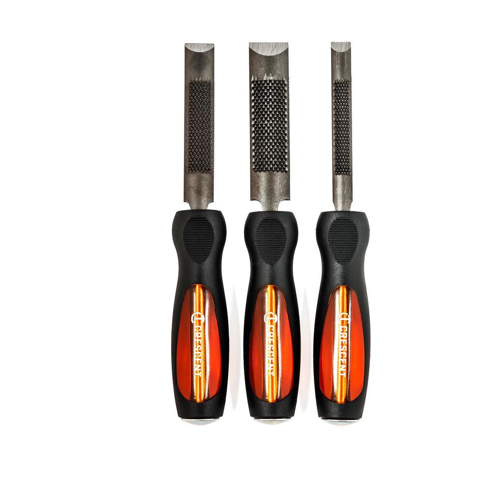 Wood Chuck Chisel/Rasp Set (3-Piece) - Super Arbor
