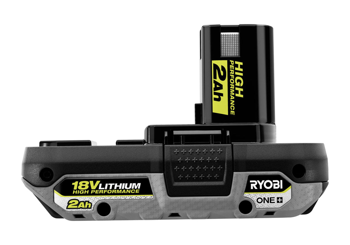 RYOBI ONE+ 18V Cordless Grease Gun Kit with 2.0 Ah Lithium-Ion Battery and Dual Chemistry Charger