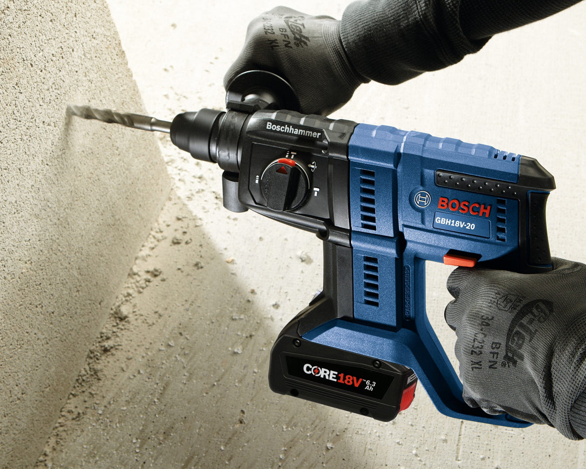 Bosch Bulldog CORE18V 3/4-in SDS-plus Variable Speed Cordless Rotary Hammer Drill (Tool Only)